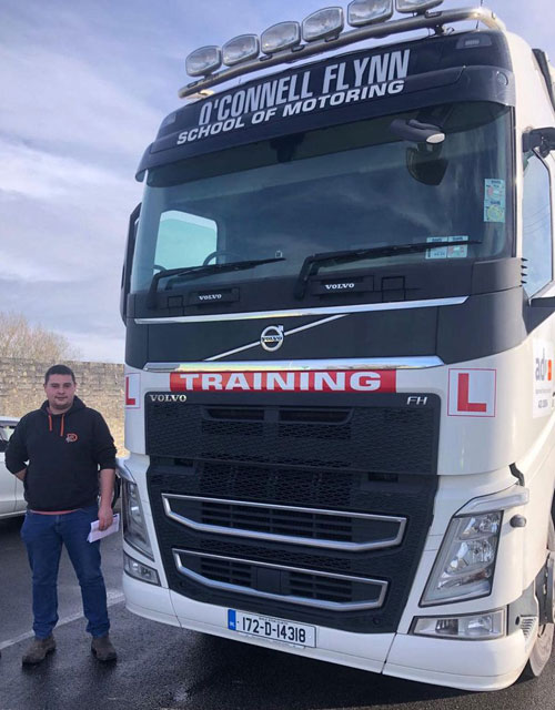 articulated truck driving lessons limerick